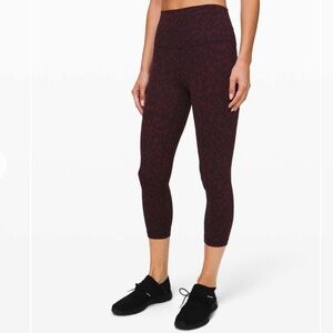 Lululemon Align crop - 21 inch - Camo Dark Adobe